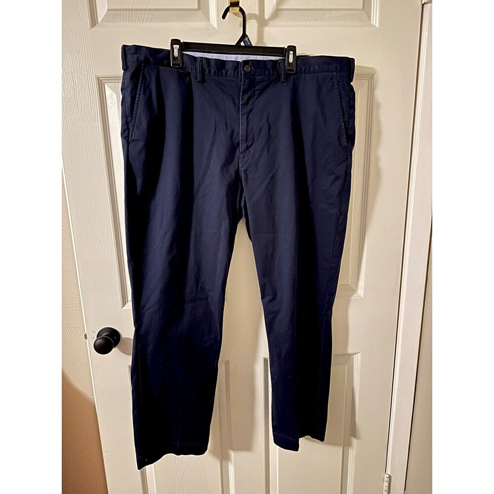 Polo Ralph Lauren The Polo Chino Straight Stretch Navy Blue Cotton 42x30